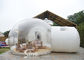 4m Outdoor Transparent Inflatable Camping Bubble Tent With Frame Tunnel Entrance