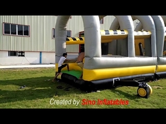 24m long adults boot camp inflatable obstacle course made by Sino Inflatables Co., Ltd. (Guangzhou)