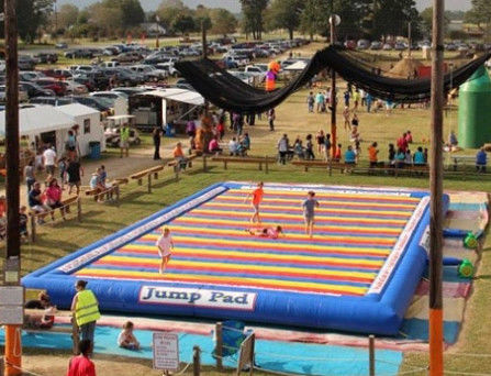 Kids N Adults Big Bounce Inflatable Jump Pad Terbuat Dari Bahan Tugas Berat Untuk Kesenangan Pesta Lompat Luar Ruangan